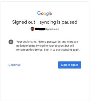 Google Personal Logged In 